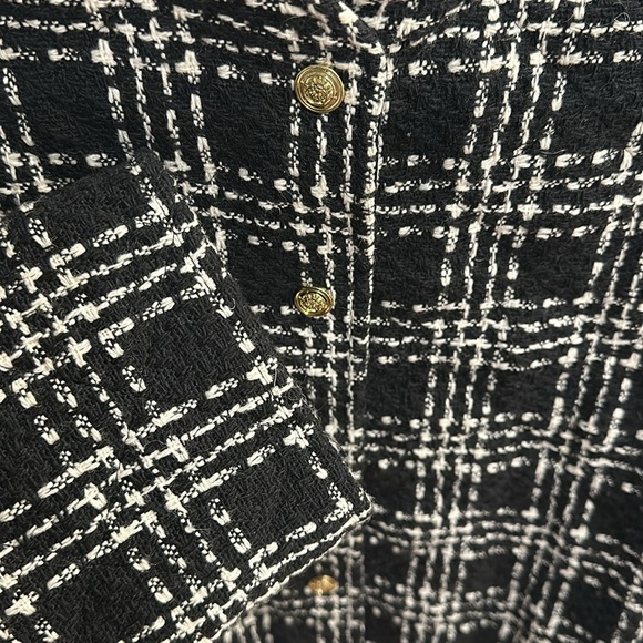 ZARA Tweed Quilted Lady Jacket - Picture 5 of 9